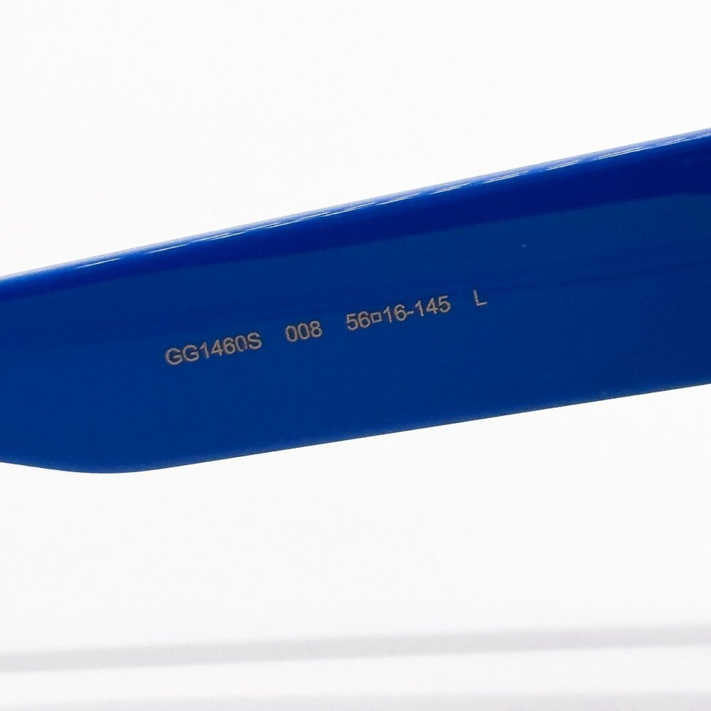 NEW GUCCI SUNGLASSES GG1460S 008 BLUE MEN EYEWEAR GUCCI - Picture 8 of 10